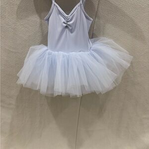 Elegant White Kids Dance Tutu Costume